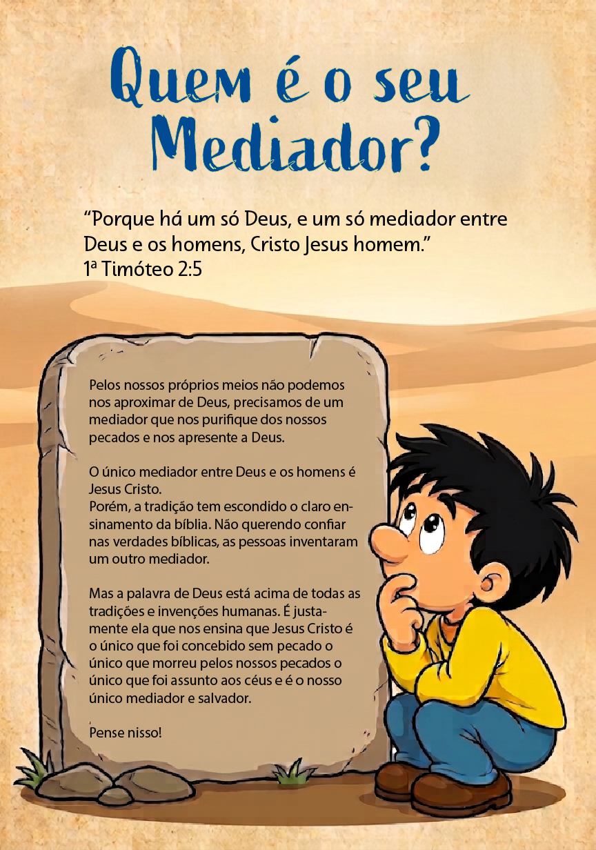 Verso do card O verdadeiro mediador